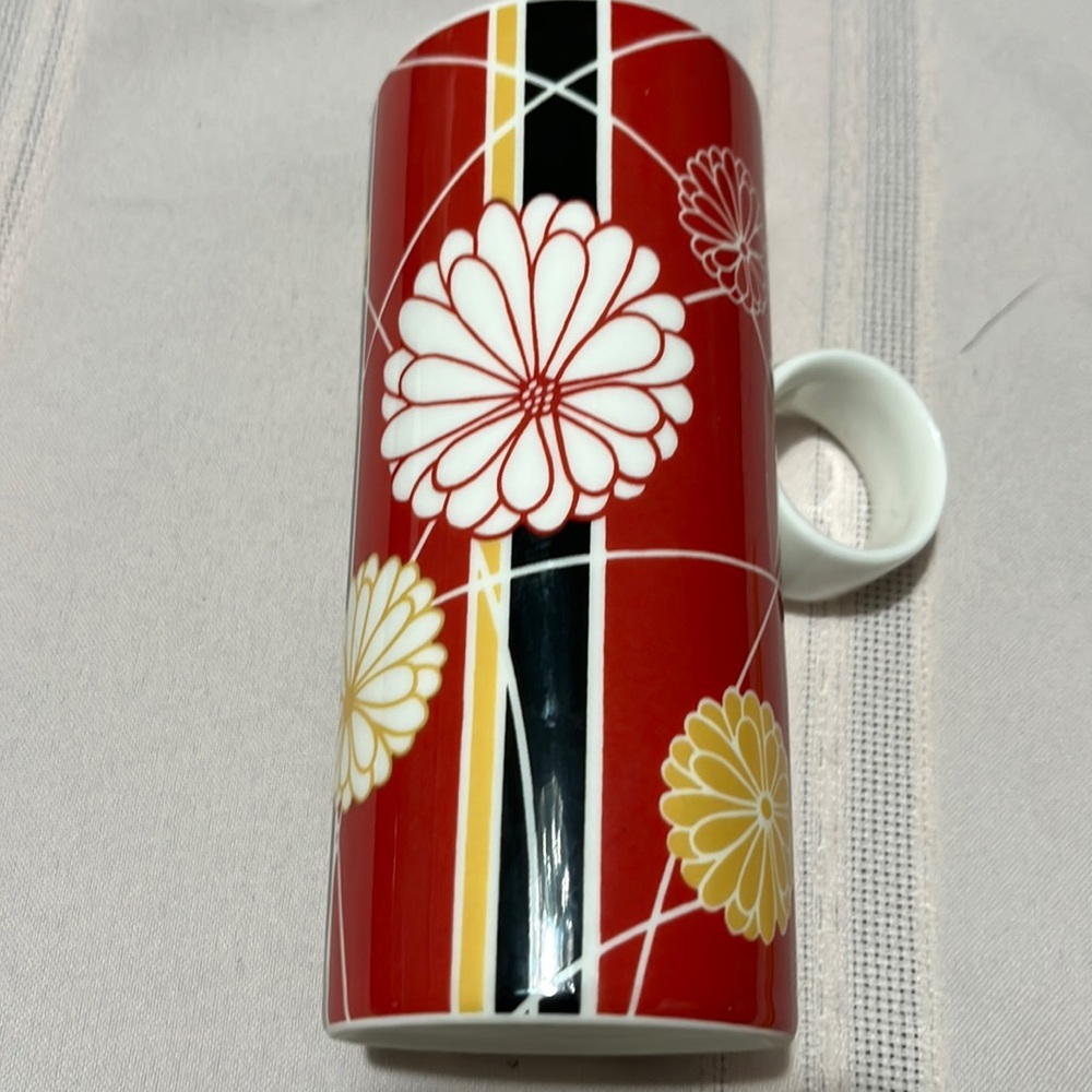 Nice flower design for this mug